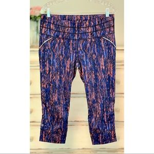 Athleta | Splatter Capri | Large